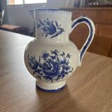 Pitcher signed Renoleau, Angoulême Art Pottery