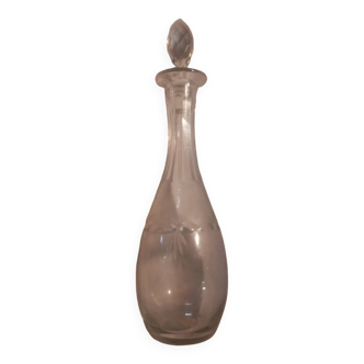 old cut crystal carafe from portieux