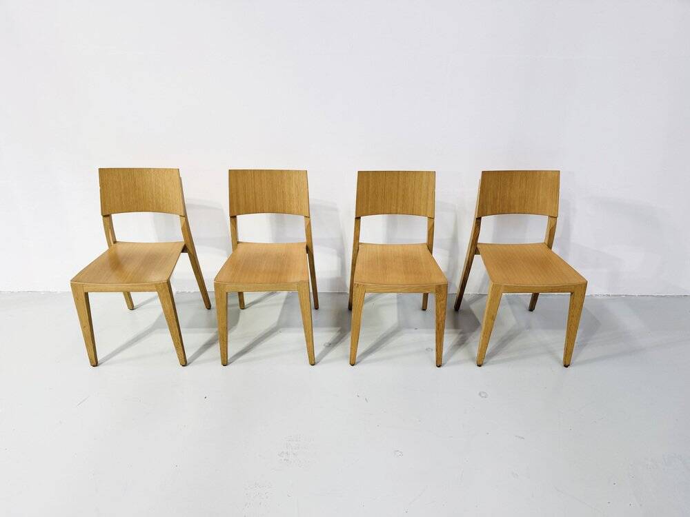 Vintage Danish dining chairs, 1980s, set of 4
