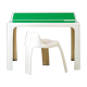 Bureau et chaise "Study" par Patrick Gingembre 1971 édition Paulus
