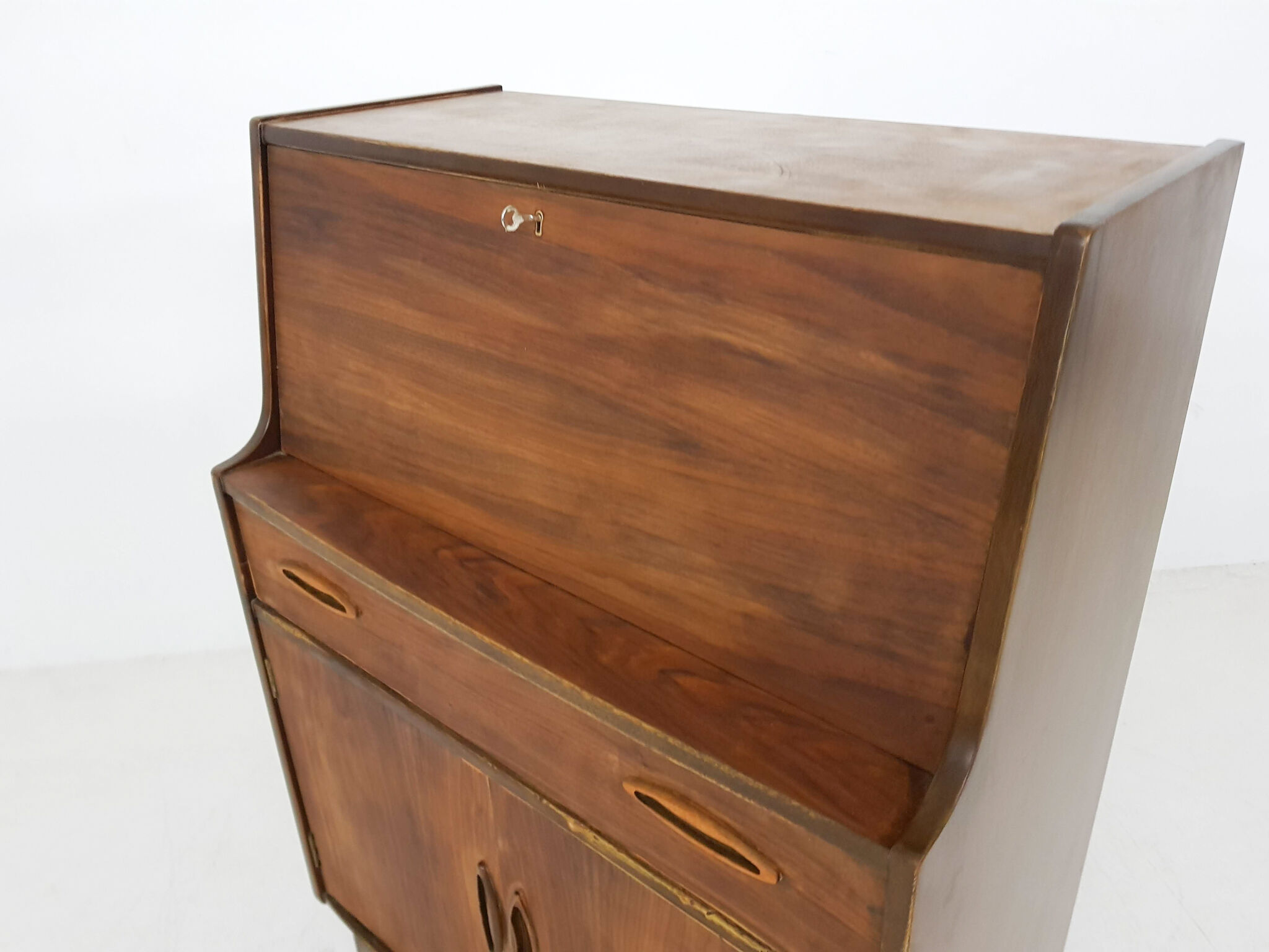 Small teak vintage desk