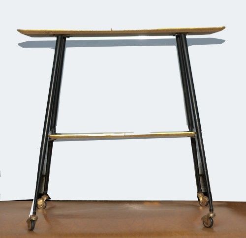 Service - TV stand 50 years wooden skateboard
