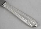 12 table knives model Grand Prix, Art Deco, silver-plated, in excellent condition.