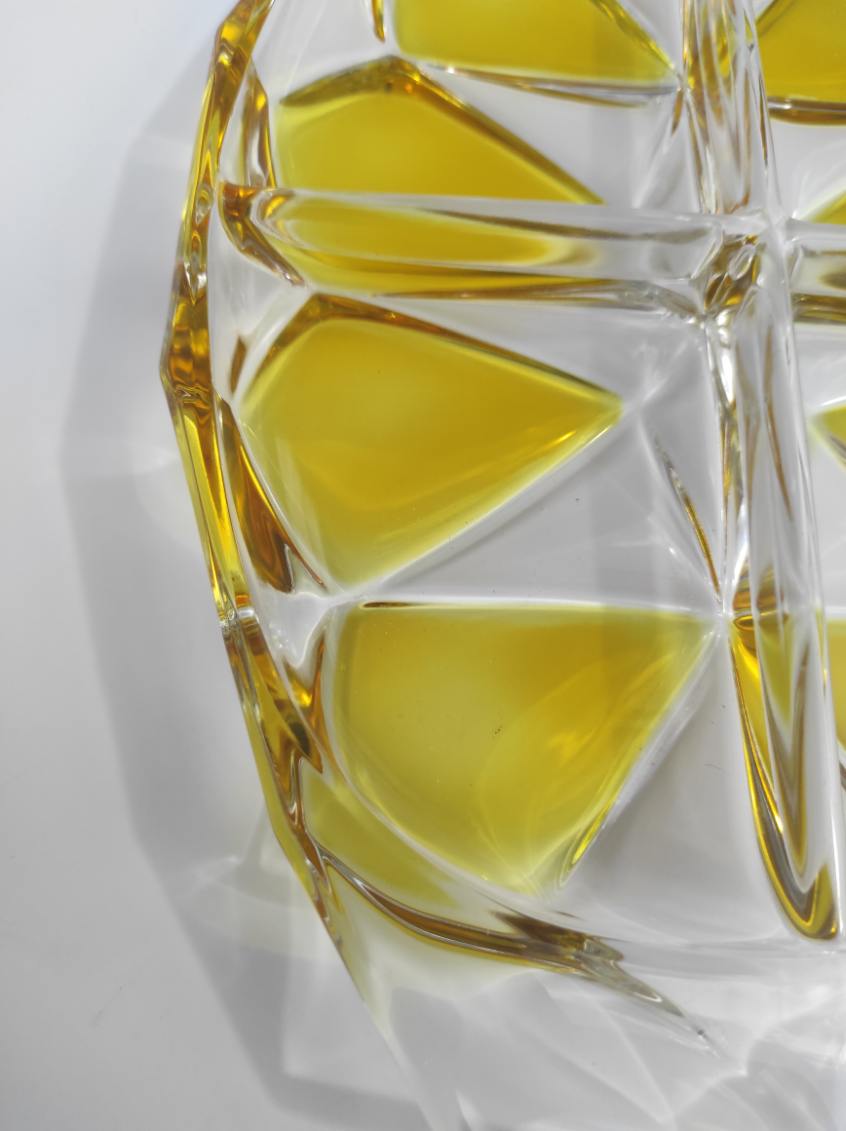 vintage dish Walther Kristallglas