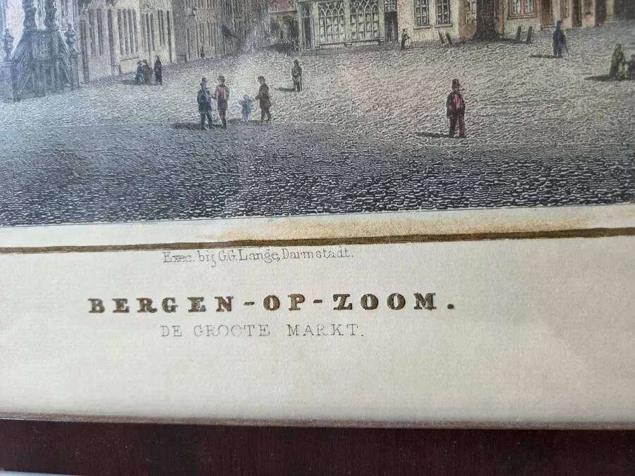 Print of Bergen op Zoom, De Groote Markt