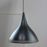 Vintage Italian Black Metal Pendant Lamp
