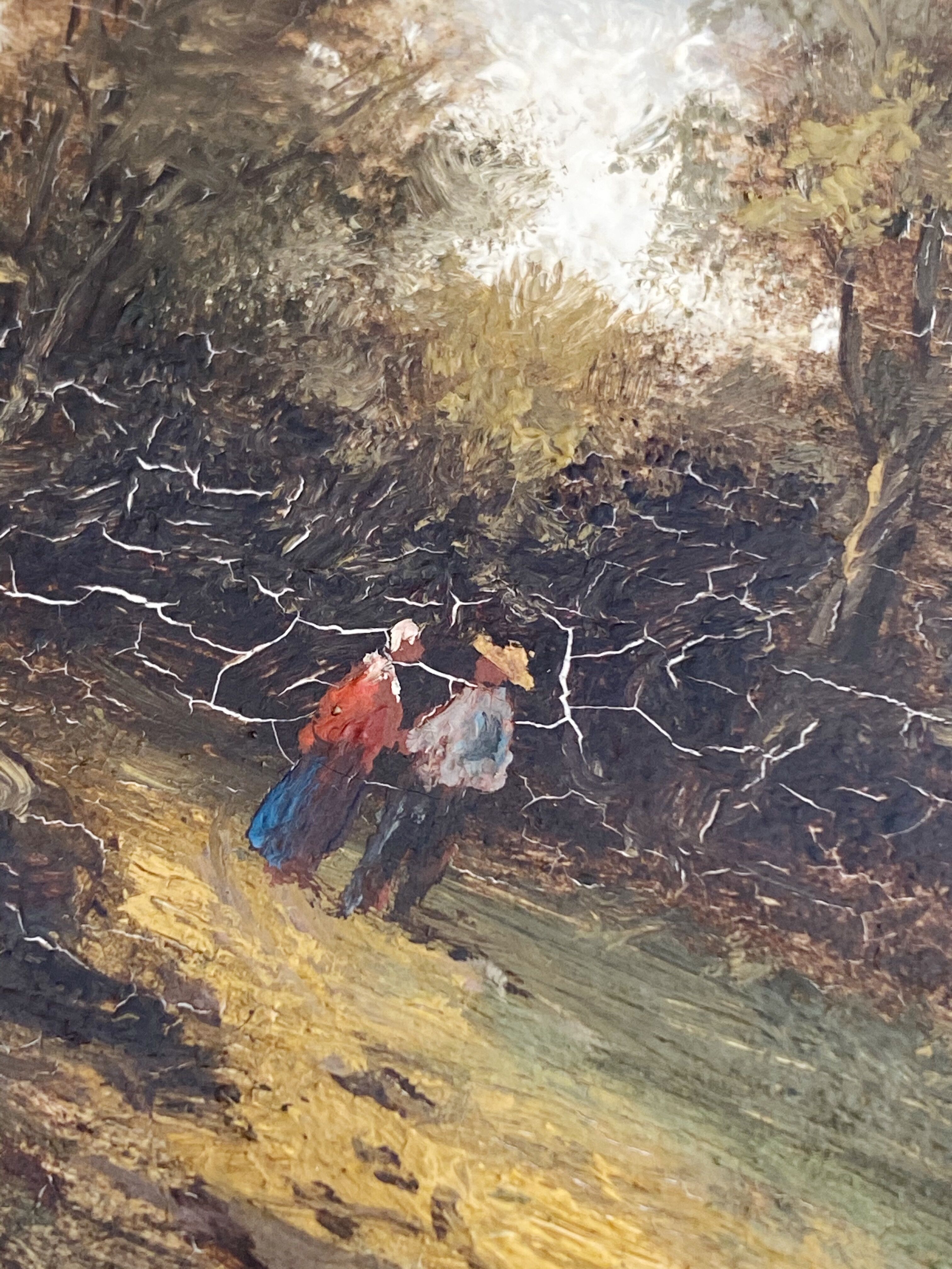 Landscape framed early twentieth