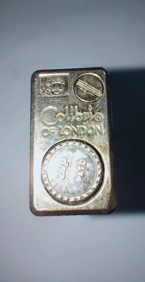 Briquet vintage Colibri of London John Sterling numéroté