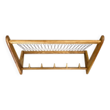 Mid-century Wooden Wall Hanger by ULUV, Czechoslovakia, 1960s