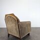 Art Deco armchair in Mahogany