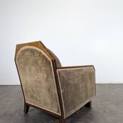 Art Deco armchair in Mahogany