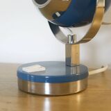 Vintage blue eyeball lamp