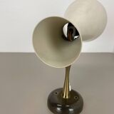 brass and metal diabolo stilnovo style theatre wall light, italy 1950s
