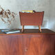 Vintage Scandinavian teak magazine rack