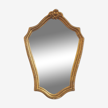 Golden mirror Rococo vintage rockery style