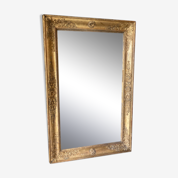 Very old gilded mirror 53x84cm