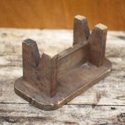 Mini wooden stool, wooden step stool, vintage footrest, plant holder