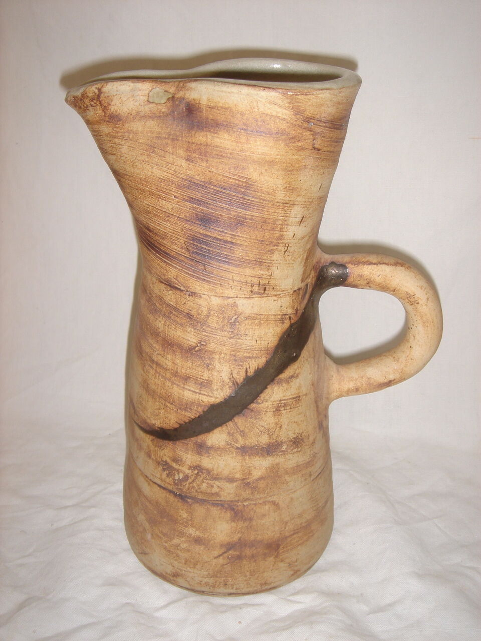 pitcher or pottery jug the doves Vallauris, 1950/60