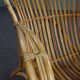 Rattan armchair Dutch Design Belse 8, 1950