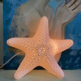 Porcelain wall lamp starfish design