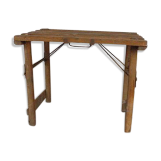 Tabouret en bois pour pêche ou camping