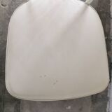 Set of 4 vintage chairs in metal and Skai