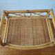 Vintage commode in rattan and wicker