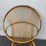 Rattan basket chair
