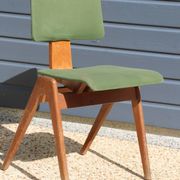 Robin Day chair "HILLESTAK" 1950 green