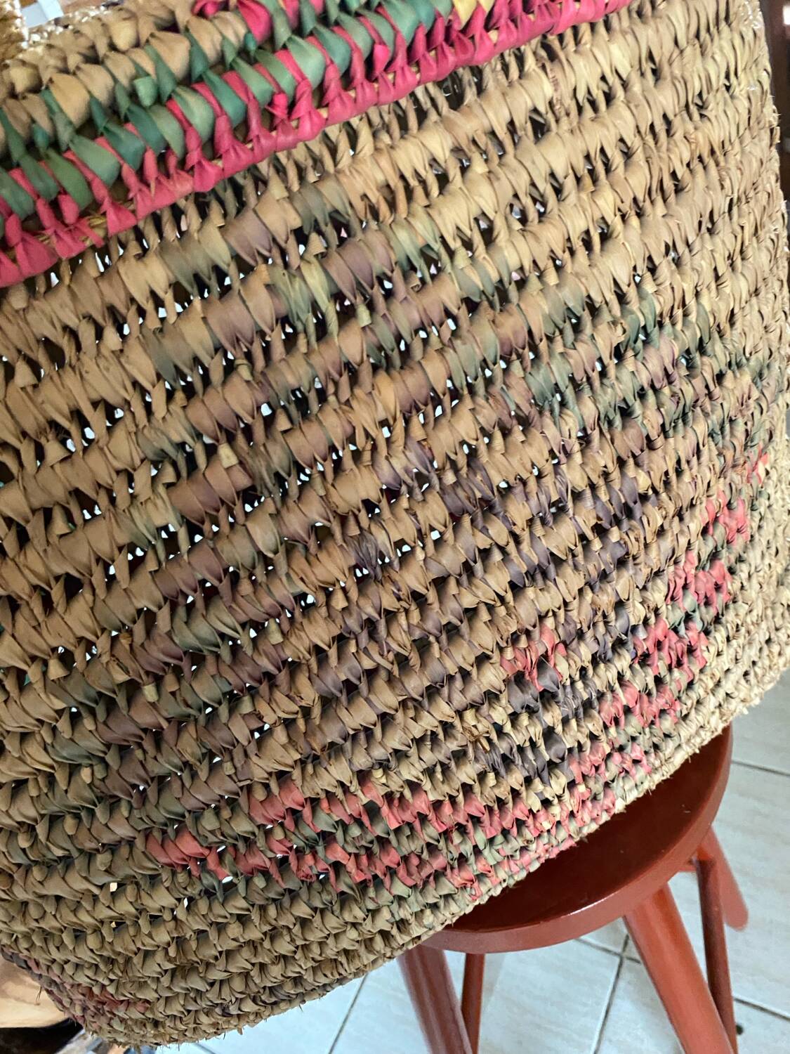 XXL bohemian basket.