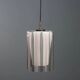 Vintage glass and metal pendant, Italy, 1970s