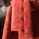 Set of 2 red Mid-Century fabric armchairs, 1960s — complete restoration