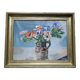 Tableau ancien représentant un bouquet d'anémones
