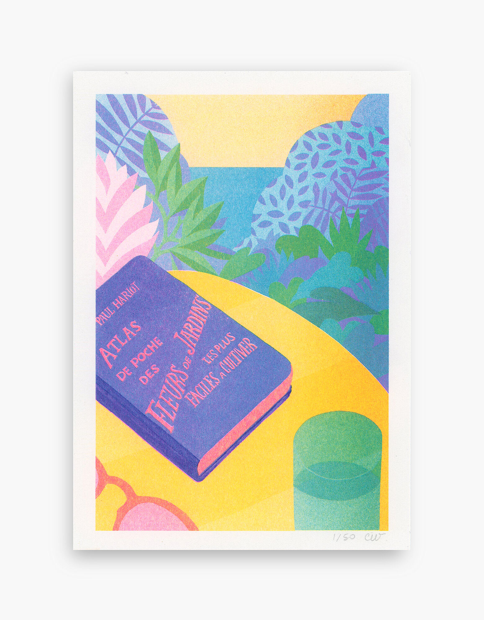 Pair of illustrations A5, in risography