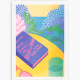Paire d'illustrations A5, en risographie