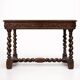 Table / desk style Henri II solid oak