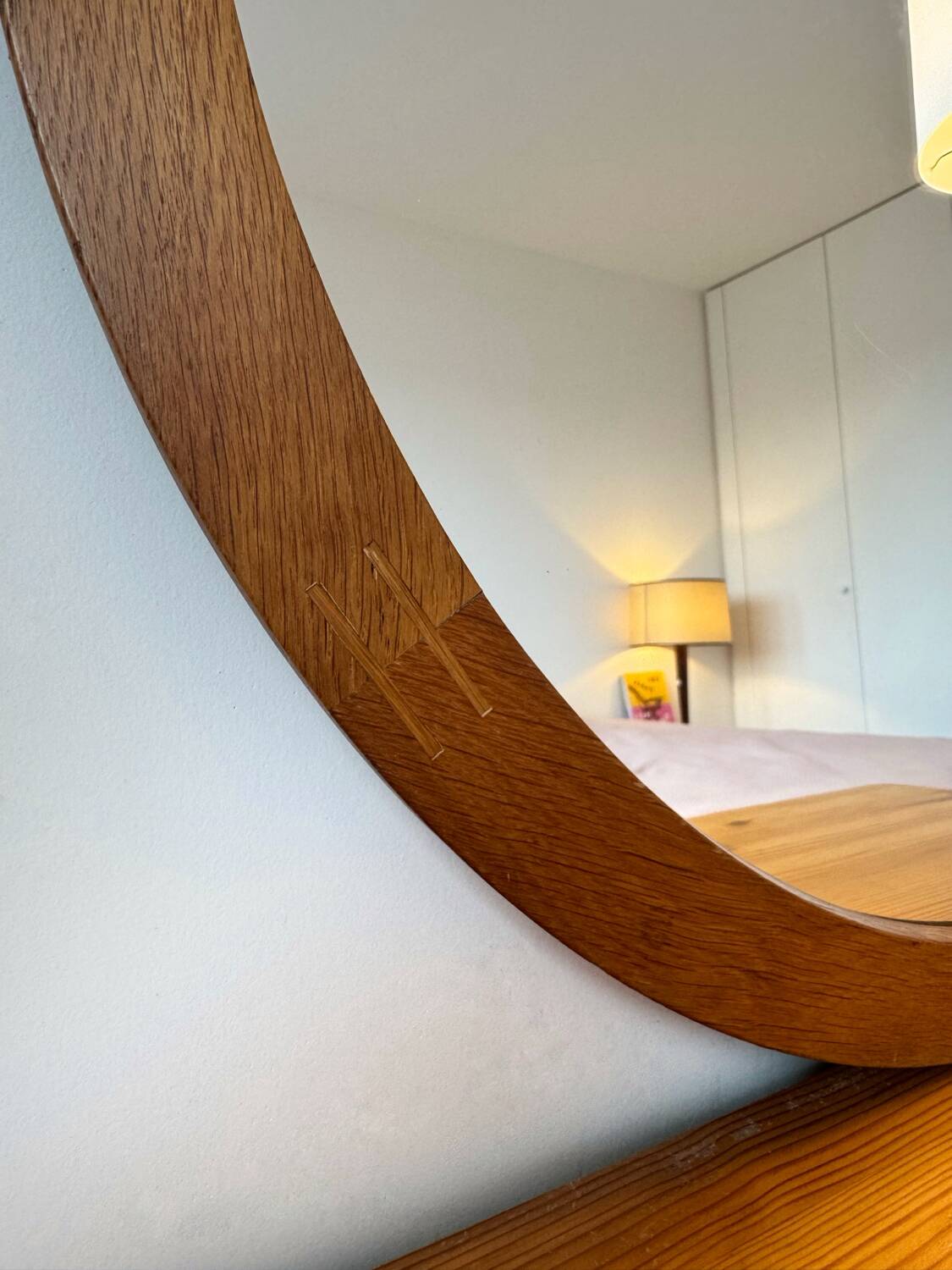 Miroir mural rond Aksel Kjersgaard n°280, 1960s