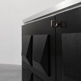 Mid-Century Brutalist Cabinet or Highboard, Belgium ca. 1970