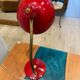 Vintage Aluminor red desk lamp – 1970s design