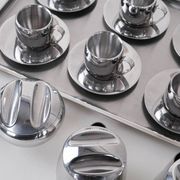 Service à café et à thé, design italien, années 1980, fabriqué en Italie.