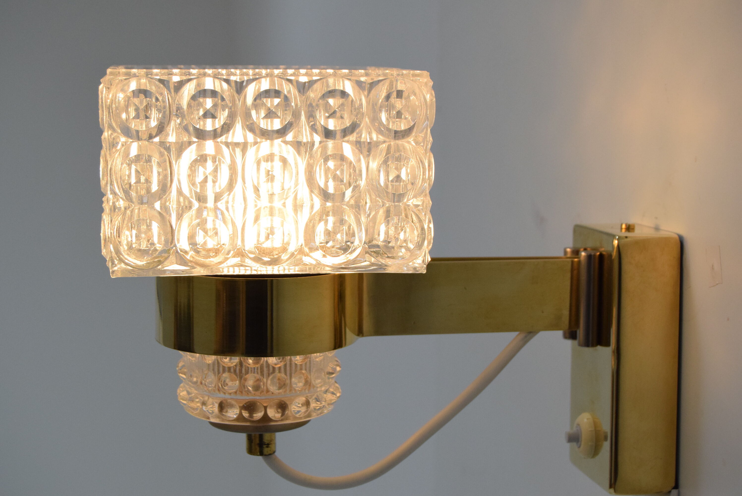 Mid-century Wall Lamp/Lidokov,1960's.