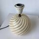 Barbi Ivory and Gold Ceramic Spherical Table Lamp
