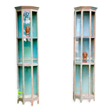 Pair of showcases