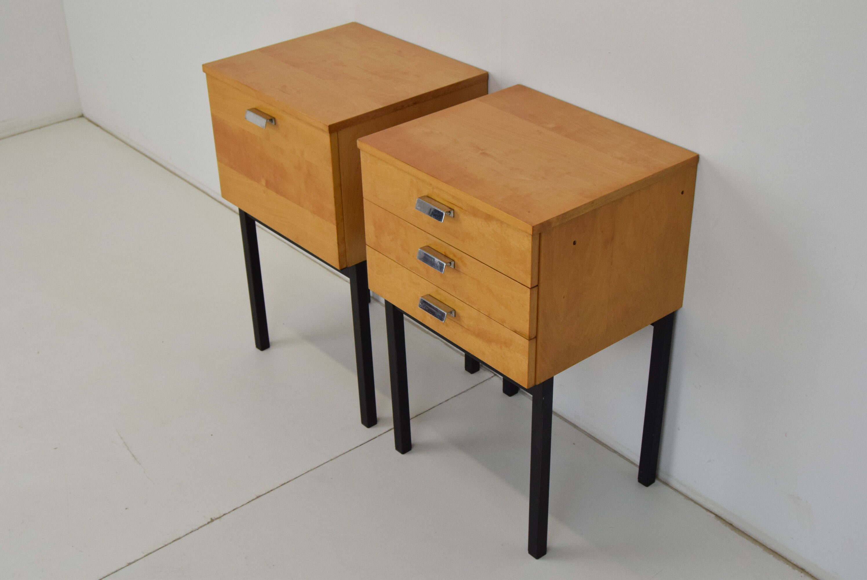 Bedside Tables,UP zavody Bucovice,1970's.