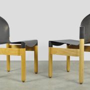 Thonet / chaises de salle à manger vintage flex 2000 en hêtre (2) / gerd lange / années 1990