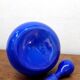 Vintage cobalt blue opaline carafe