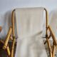 Midcentury bamboo folding chairs