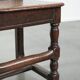 French antique Lorraine chair made of oak from the 18th century
