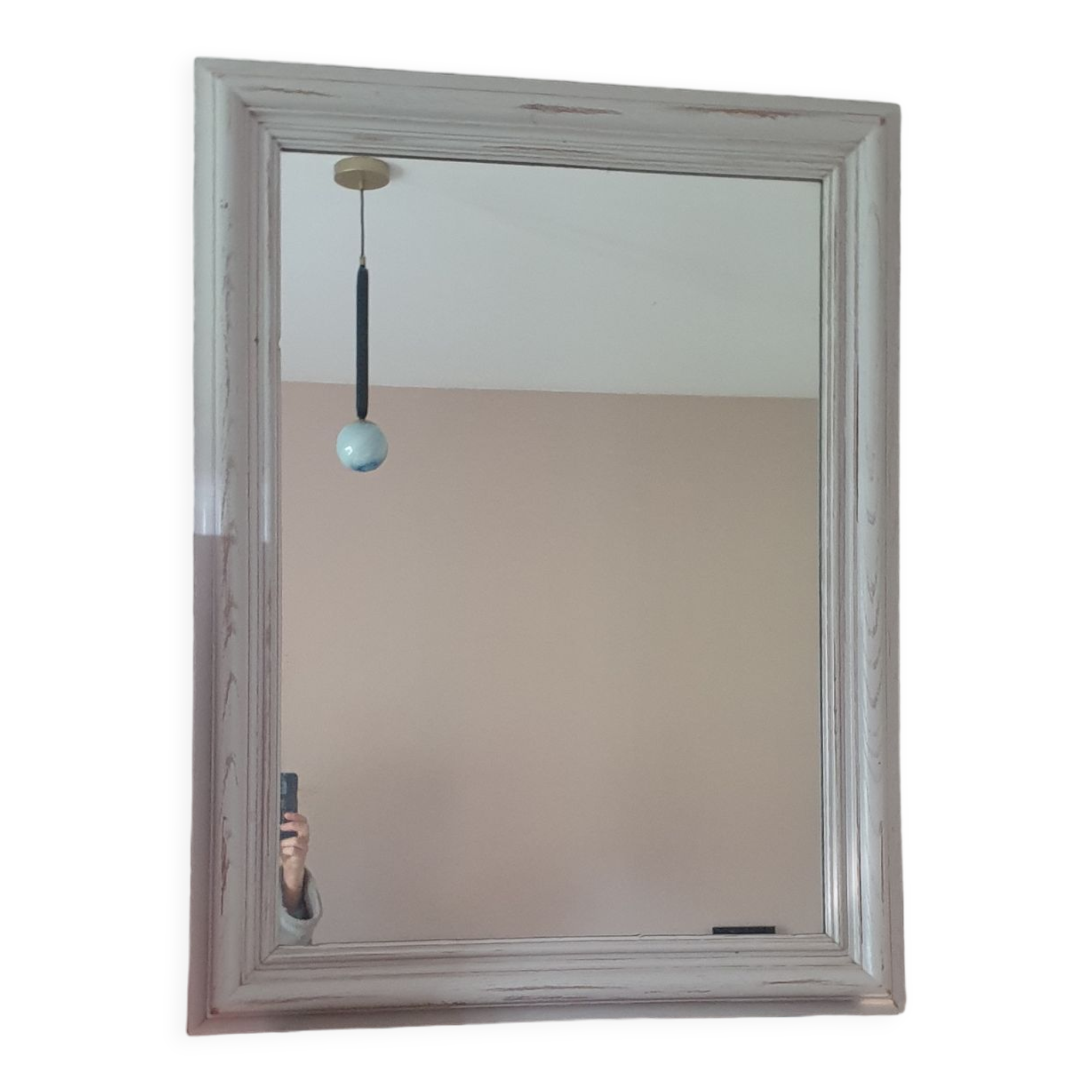 Mirror lacquered wood frame