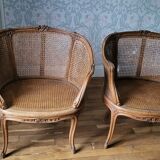 Pair of 19th-century armchairs